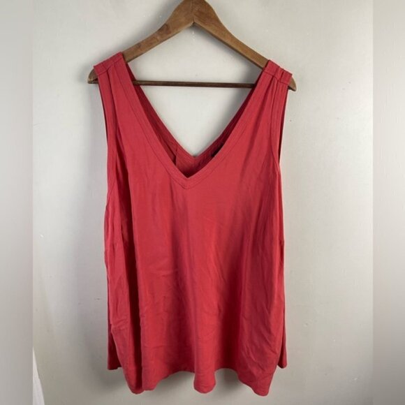 Torrid Challis Stitch Detail Tank in Baked Apple size 4X NEW NWT - Picture 4 of 9